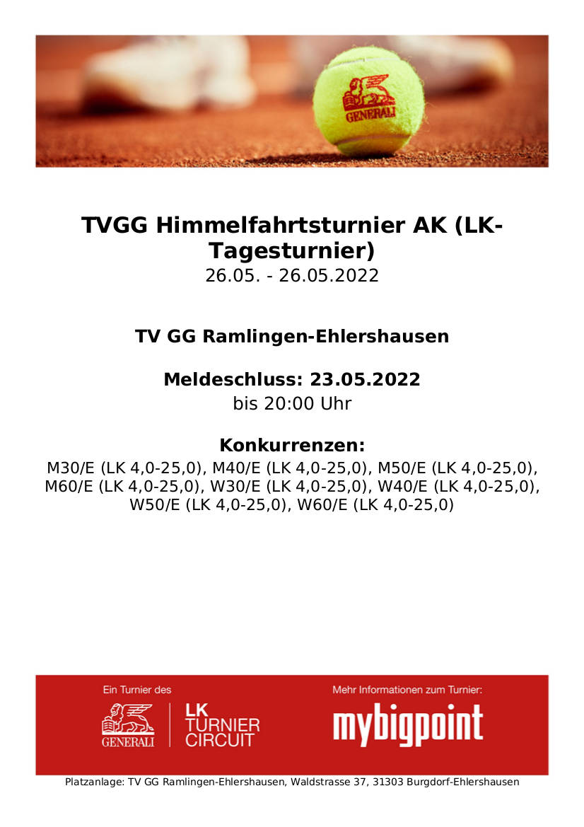 LK Turnier am 26. Mai 2022