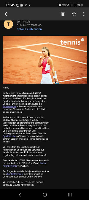 20250401 Aktivierung tennis de