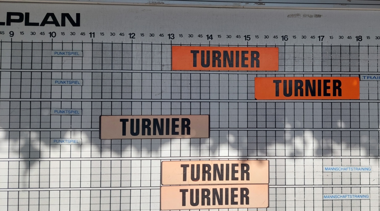 Turnierplan