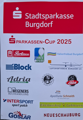 Sponsoren der 18. Jugend Tennis Stadtmeisterschaft
